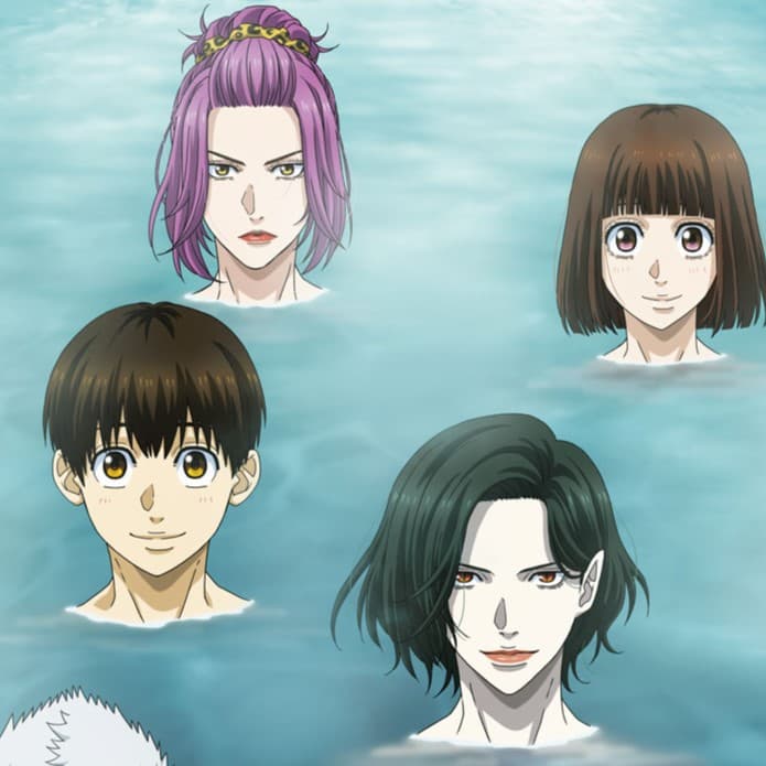 なげこみふろく一緒にビバノン、いい湯だな♨TVアニメ『ババンババンバンバンパイア』特製お風呂ポスター